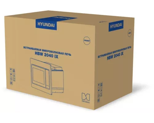 Встраиваемая микроволновая печь Hyundai HBW 2040 IX