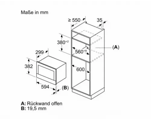 Встраиваемая микроволновая печь Siemens BF722R1B1