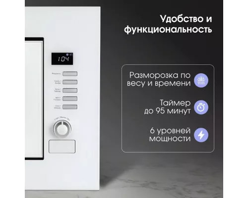 Встраиваемая микроволновая печь Zigmund & Shtain BMO 21 W