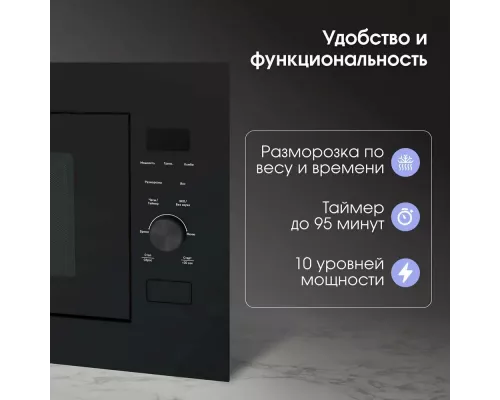 Встраиваемая микроволновая печь Zigmund & Shtain BMO 24 B