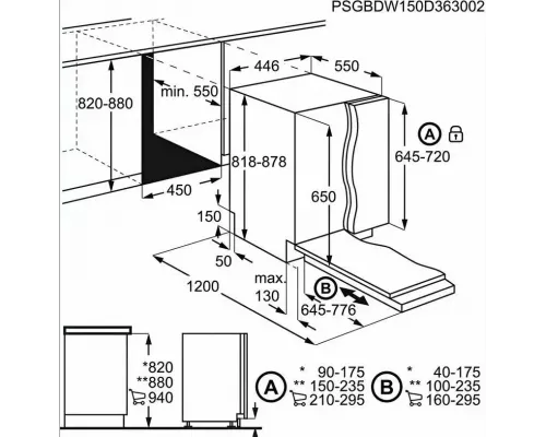 Встраиваемая посудомоечная машина Electrolux EEA23200L