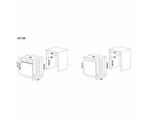 Встраиваемая посудомоечная машина SCHAUB LORENZ SLG VI6110