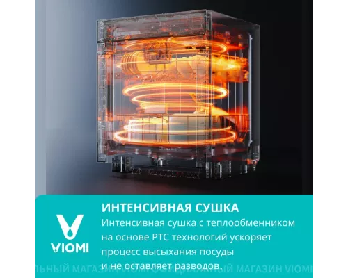 Встраиваемая посудомоечная машина Viomi VBDW161 черный
