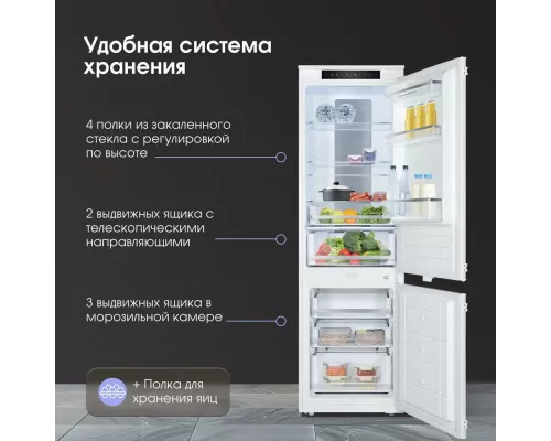 Встраиваемый холодильник Zigmund & Shtain BR 24 X