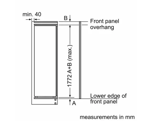 Встраиваемый морозильник Bosch GIN81AEF0