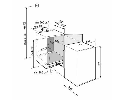Встраиваемый морозильник Liebherr IFSD 3904-22 001