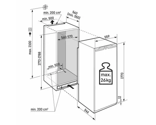 Встраиваемый морозильник Liebherr SIFNE 5108-22 001