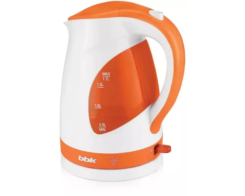 Чайник BBK EK1700P белый/оранжевый