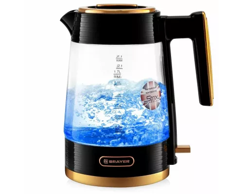 Чайник BRAYER BR1053 черный/золото