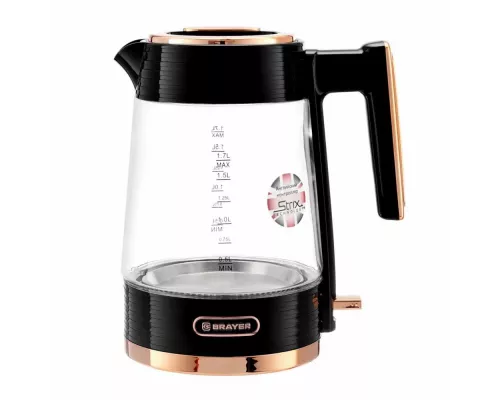Чайник BRAYER BR1053 черный/золото