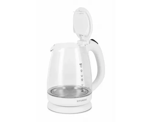 Чайник HYUNDAI HYK-G2001 белый/серый