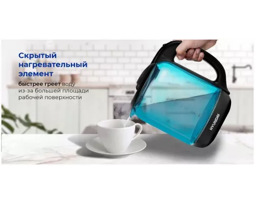 Чайник HYUNDAI HYK-G2806 голубое