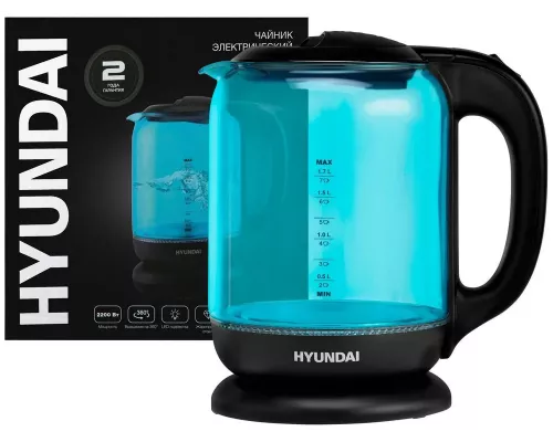 Чайник HYUNDAI HYK-G2806 голубое