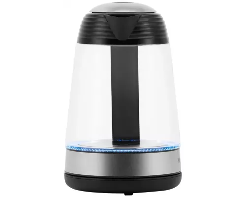 Чайник HYUNDAI HYK-G3803 черный/серебристый