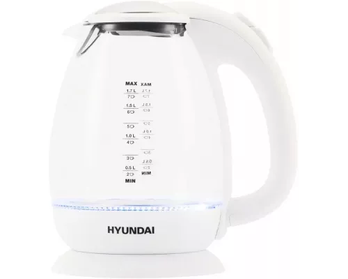 Чайник HYUNDAI HYK-G3805 белый