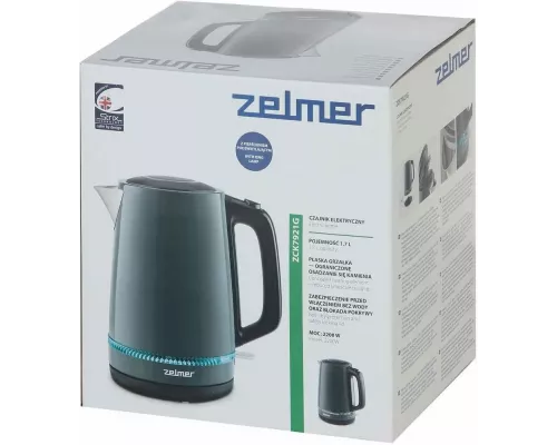 Чайник ZELMER ZCK7921 зеленый