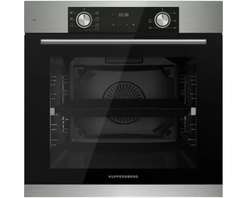 Духовой шкаф Kuppersberg HF 608 BX черный/нерж. сталь