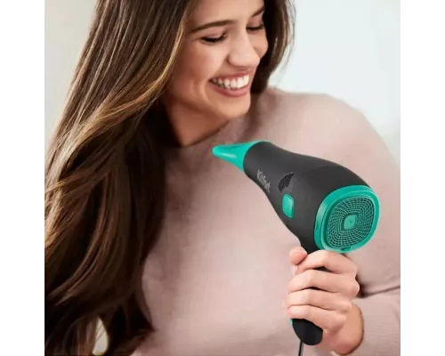 Фен KITFORT КТ-3222 черный/бирюзовый