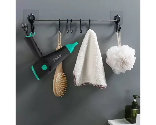 Фен KITFORT КТ-3222 черный/бирюзовый