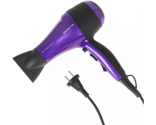 Фен POLARIS PHD 2077i фиолетово-черный