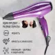 Фен SCARLETT SC-HD70I69 фиолетовый/черный