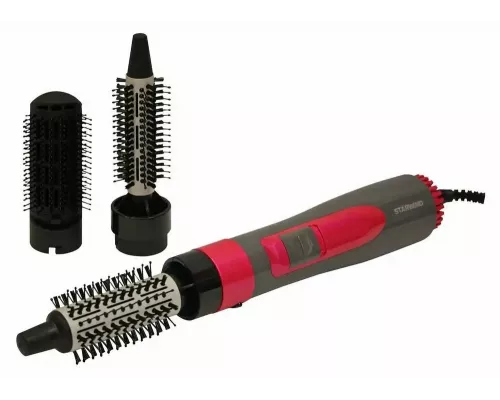 Фен-щетка STARWIND SHP8501 серый/розовый