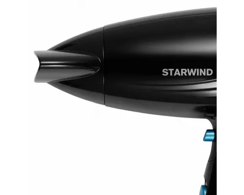 Фен STARWIND SHD 7066 черный/синий