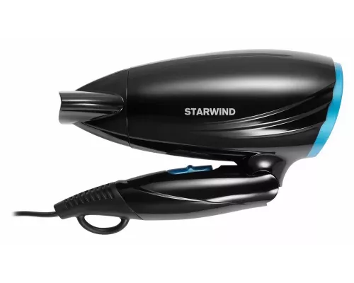 Фен STARWIND SHD 7066 черный/синий