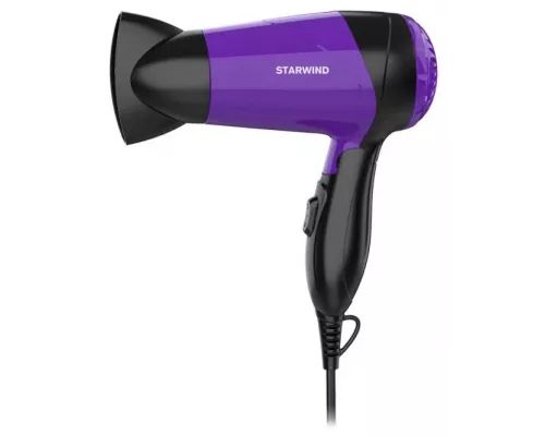 Фен STARWIND SHP6102 черный/фиолетовый
