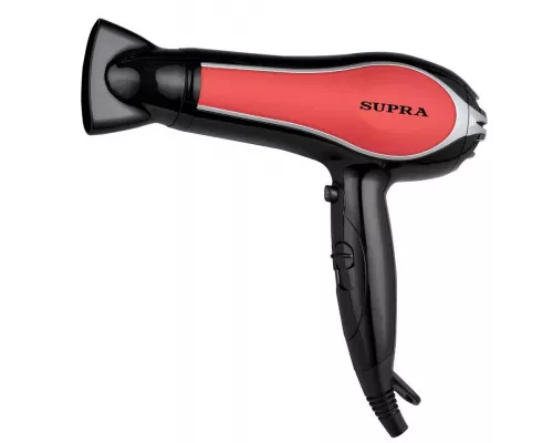 Фен SUPRA PHS-2206L черный/красный