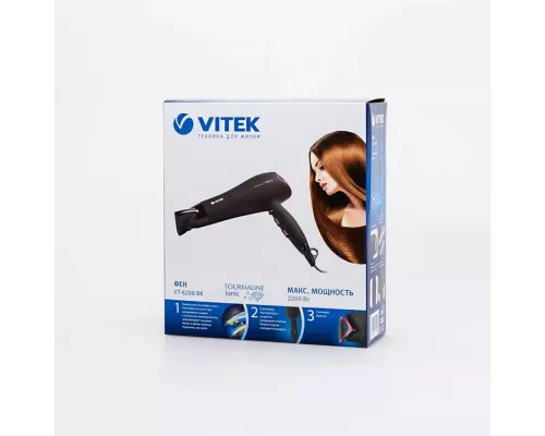 Фен VITEK VT-8208 черный