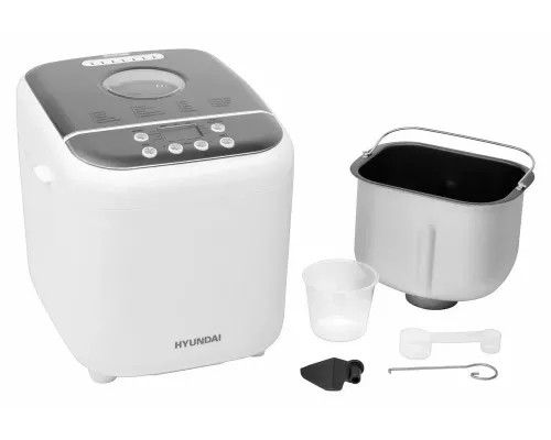 Хлебопечь HYUNDAI HYBM-3086 белый/серебристый