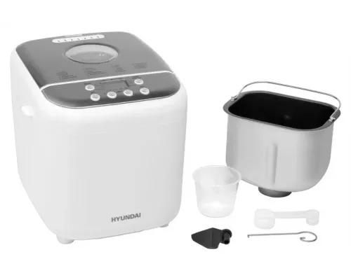 Хлебопечь HYUNDAI HYBM-3086 белый/серебристый