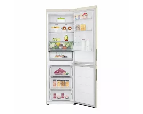 Холодильник LG GC-B459AEMW бежевый