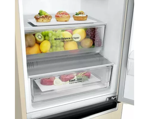 Холодильник LG GC-B509MEWM бежевый