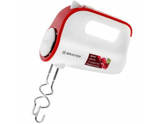 Миксер BRAYER BR1307 белый/красный Миксер BRAYER BR1307 белый/красный