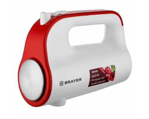 Миксер BRAYER BR1307 белый/красный Миксер BRAYER BR1307 белый/красный
