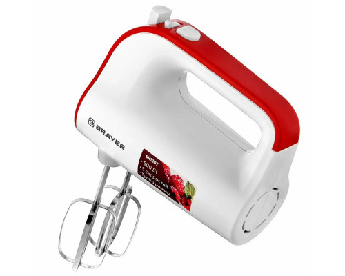 Миксер BRAYER BR1307 белый/красный Миксер BRAYER BR1307 белый/красный