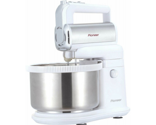 Миксер PIONEER MX345 белый/сталь