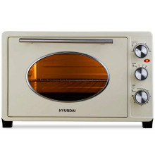 Мини-печь HYUNDAI MIO-HY084 бежевый/хром