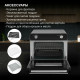 Мини-печь HYUNDAI MIO-HY087 серебристый/черный
