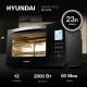 Мини-печь HYUNDAI MIO-HY096 черный