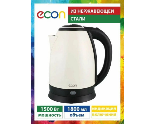 Чайник ECON ECO-1877KE белый металл Чайник ECON ECO-1877KE белый металл