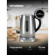 Чайник HYUNDAI HYK-S7770 серебристый/черный