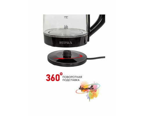 Чайник SUPRA KES-1811G черный Чайник SUPRA KES-1811G черный