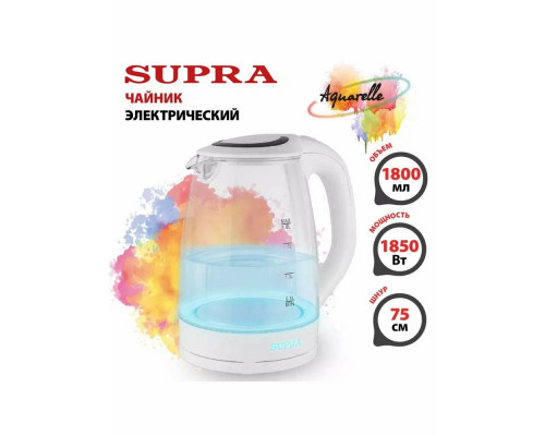 Чайник SUPRA KES-1812G белый Чайник SUPRA KES-1812G белый