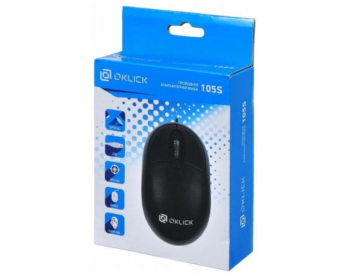 Мышь OKLICK 105S черный Мышь OKLICK 105S черный