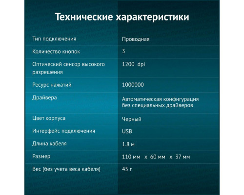 Мышь OKLICK 185V2 черный Мышь OKLICK 185V2 черный