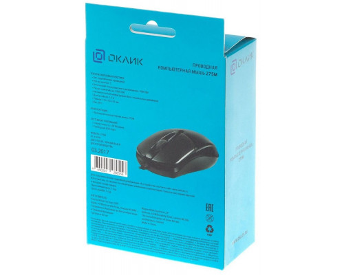 Мышь OKLICK 275M черный Мышь OKLICK 275M черный