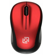 Мышь OKLICK 665MW черный/красный